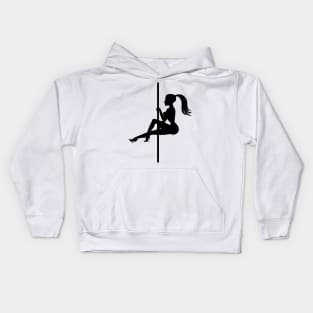 Pole Dance Trick Kids Hoodie